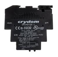 dr24d12x Sensata Crydom DR Series Solid State Relay, 12 A dc Load, DIN Rail Mount, 280 V ac Load, 32 V dc Control