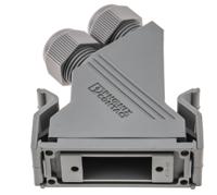 1689129 Phoenix Contact VS-15SET-STD Series Polyamide 45 ° D Sub Backshell, 15 Way