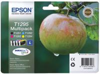 c13t12954010 Epson T1295 Black, Cyan, Magenta, Yellow Ink Cartridge