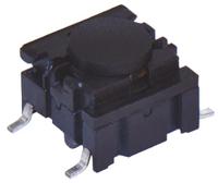 5gsh9351ss09-080 MEC IP67 Black Cap Tactile Switch, SPST 50 mA @ 24 V dc