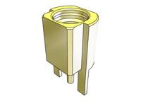 mmcx-j-p-h-st-em1 Samtec MMCX Series, Jack Edge Mount MMCX Connector, 50Ω, Solder Termination, Straight Body