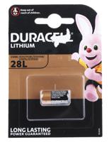 px28l-p1-rs Duracell Lithium Manganese Dioxide 6V, 2CR11108 Camera Battery