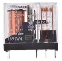 g2r-2-dc48 Omron PCB Mount Power Relay, 48V dc Coil, 5A Switching Current, DPDT