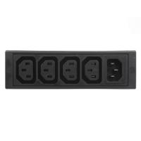 47470000 Schurter IEC C13 4 Gang Cable Trunking Power Block, 250 V ac