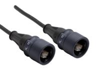 pxp60985m00 Bulgin6000, 5m Cat6a, Black RJ45 to Male RJ45 Male, Shielded Shielded, Terminated PVC Sheath
