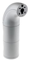 89416068 Werma 894 Series Clear Signal Tower, 2 Lights, 115 → 230 V ac, Tube, Wall Mount