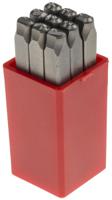 875-4724 RS PRO 4mm x 9 Piece Engraving Number Punch Set, (0 → 8)
