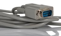 195-4272 RS PRO Male 9 Pin D-sub to Male 9 Pin D-sub Serial Cable, 2m PVC