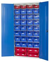 424-5421 RS PRO Steel Floor Standing Storage Cabinet, 2000 x 1015 x 430mm
