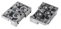 nev-02-vdma Festo NEV series 3 station G 1/8, G 3/8 Manifold End Base for use with Solenoid/Pneumatic Valves, 161112