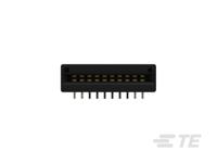 5650118-2 TE Connectivity Right Angle Female Edge Connector, PCB Mount, 20-Contacts, 2.54mm Pitch, 2-Row