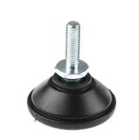 a040001 Nu-Tech Engineering M6 PA Reinforced Nylon Levelling Adjustable Foot, 300kg Static Load Capacity