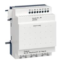 sr3xt141bd Schneider Electric Zelio Logic Series I/O module for Use with Zelio Logic Modules, 24 V dc Supply, Relay Output,