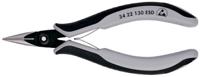 34-22-130-esd Knipex 34 22 Electronics Pliers, Long Nose Pliers, 132 mm Overall, Straight Tip, 23mm Jaw, ESD