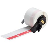 m6-32-427-rd Brady B-427 Red, Transparent Label, 38.10mm Width, 12.70mm Height, 250 Qty