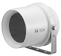cs-64 TOA CS-64 6W White Horn Speaker, 130 Hz → 13000 Hz, 1.7 kΩ, 830 Ω, IP64