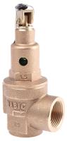 n-542-020-25-bar Nabic Valve Safety Products 2.5bar Pressure Relief Valve With Female BSP 3/4 in BSP Female Connection and a BSP 3/4