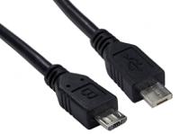 286-3700 RS PRO USB 2.0, Male Micro USB A to Male Micro USB B, 5Gbps, 1.8m