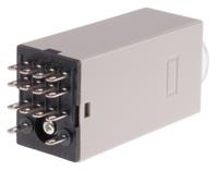 h3y-4-ac200-230-5m Omron H3Y-4 Series DIN Rail, Surface Mount Timer Relay, 200 → 230V ac, 4-Contact, 0.2 → 5 min,