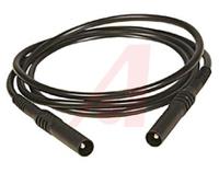 bu-6161-n-39-0 Mueller Electric Test lead, 20A, 1kV, Black, 1m Lead Length