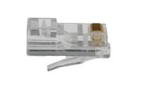 mhrj458p8cr MH Connectors MHRJ Series Male RJ45 Connector, Cable Mount, Cat5e, UTP Shield Straight 8P8C -Way
