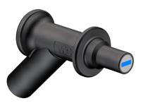 669516-21 Staubli Black, Male to Female Test Connector Adapter and Nickel Plated - Socket Size: 4mm