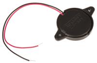 238-022 RS PRO 97dB Panel Mount Continuous External Piezo Buzzer, 44.5 x 30 x 5.1mm, 50V ac Max