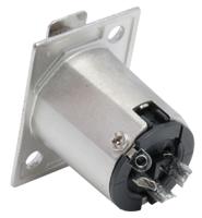 ac3fpz Amphenol Industrial Panel Mount XLR Connector, Female, 133 V, Tin Plating