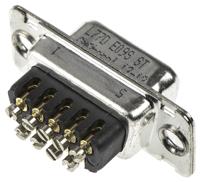 l77d-e09s-st Amphenol Communications Solutions 9 Way Cable Mount D-sub Connector Socket, 2.74mm Pitch