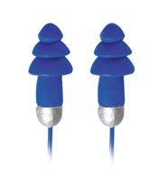 640901 Moldex Rockets® Full Detect Series Blue Reusable Corded Ear Plugs, 27dB Rated, Metal Detectable, 1 Pairs