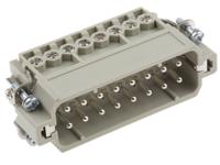 09200162612 HARTING Heavy Duty Power Connector Insert, 16A, Male, Han A Series, 16 Contacts