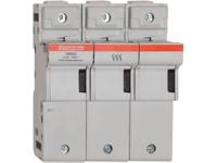 e331135 Mersen 125A Rail Mount Fuse Holder for 22 x 58mm Fuse, 3P, 690V ac