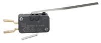 d459-v3ll ZF Long Leaf Lever Micro Switch, Tab Terminal, 16 A @ 250 V ac, SPDT