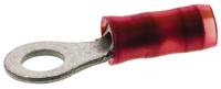 1-320551-3 TE Connectivity, PIDG Insulated Ring Terminal, M4 Stud Size, 0.26mm² to 1.65mm² Wire Size, Red