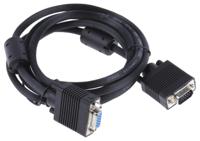 182-8538 RS PRO Male VGA to Female VGA Cable, 2m Black