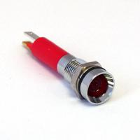 19050363 CML Innovative Technologies 1905X Series Red Panel Mount Indicator, 24V c.a., 8mm Mounting Hole Size, Solder Tab
