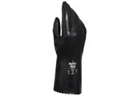 34468008 Mapa FLUOTECH 468 Black Fluorelastomer Work Gloves, Size 8