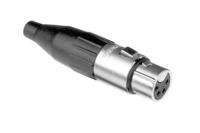 ac4f Amphenol Industrial Cable Mount XLR Connector, Female, IP40, 133 V, 4 Way, Silver Plating