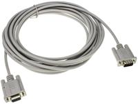 11016260-25 Roline Male 9 Pin D-sub to Female 9 Pin D-sub Serial Cable, 6m