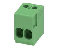1017514 Phoenix Contact TDPT 4/ 2-SC-6.35-ZB Series PCB Terminal Block, 2-Contact, 6.35mm Pitch, Through Hole Mount, 1-Row,