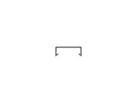 1set411201r0000 PVC Cable Trunking Accessory, 25 x 9.3mm