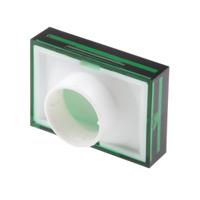 745-2512 RS PRO Green Rectangular Push Button Lens for Use with ADA16 Series