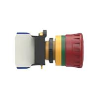 pbes22l110r TE Connectivity PBES22 Series Illuminated Emergency Stop Push Button, Panel Mount, 22.3mm Cutout, SPDT, IP20, IP65