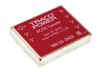 ten-25-2422 TRACOPOWER TEN 25 DC-DC Converter, ±12V dc/ ±1.25A Output, 18 → 36 V dc Input, 25W, Through Hole, +85°C Max Temp