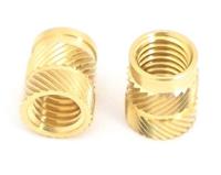 204-0617 RS PRO, M4 Brass Threaded Insert, 6.3mm diameter 5.6mm Depth 8.2mm