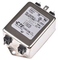 3-1609037-8 TE Connectivity, Corcom H 20A 250 V ac 50Hz, Chassis Mount EMI Filter, Spade, Single Phase