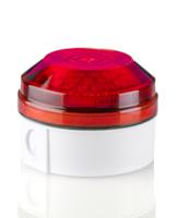 led195-05wh-02 Moflash LED195 Series Red Flashing Beacon, 85 → 280 V ac, 85 → 380 V dc, Surface Mount, Wall Mount, LED