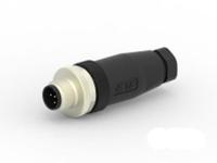 t4111402051-000 TE Connectivity Circular Connector, 5 Contacts, Cable, M12 Connector, Plug, Male, IP67, T411 Series
