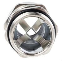 53112230 Lapp SKINTOP Series Metallic Nickel Plated Brass Cable Gland, PG13.5 Thread, 5mm min., 12mm max., IP68