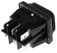 b4mask19c1129000 Molveno DPDT, On-Off-On Rocker Switch Panel Mount